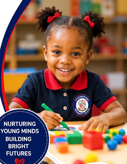 Young ICC Early Years learner enjoying a creative classroom activity